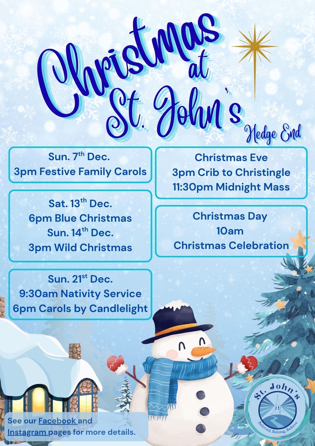 Christmas Services at St John's