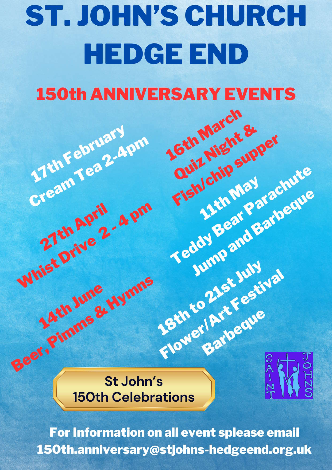 150th anniversary events