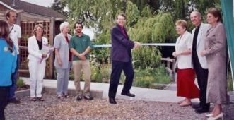 Bishop Paul opens the Peace Garden 2006