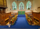 The chancel and sanctuary